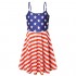 Jxstar Girls Spaghetti Strap Dresses Casual Summer Cami Twirl Swing Sun Dress