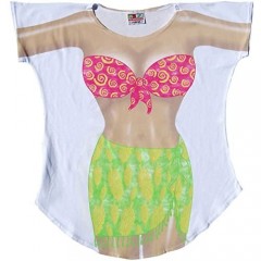 L.A. Imprints Tropical Girl Bikini Body Cover-Up T-Shirt #45