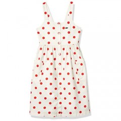 Lacoste Girls' Sleeveless Buttondown Dress
