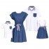 Mumetaz Family Matching Outfits Mommy and Me Bowknot Dresses Short Sleeve T-Shirt Family Matching Clothes