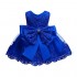 2-6T Little Girl Flower Girls Dress Party Pageant Wedding Lace Dresses with Headwear