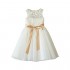 Miama Ivory Lace Tulle Wedding Flower Girl Dress Junior Bridesmaid Dress