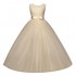 Yaphyee Flower Girl Kid Princess Long Pageant Formal Wedding Bridesmaid Party Maxi Dress