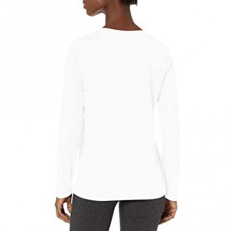Hanes womens Sport Cool Dri Performance Long Sleeve Tee Shirt White XX-Large US