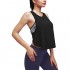 Mippo Cropped Tank Tops for Women Loose Flowy Workout Tanks Yoga Tops Muscle Tee
