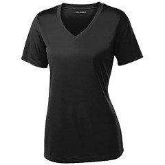 Women's Short Sleeve Moisture Wicking Athletic Shirts in Sizes XS-4XL
