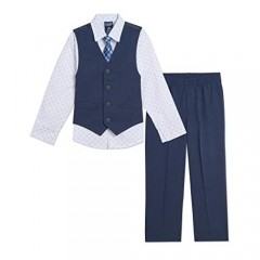 Chaps Boys' 4-Piece Formal Suit-Vest Sets