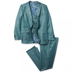 Isaac Mizrahi Boys 3pc Windowpane Suit