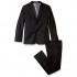 Isaac Mizrahi Boys' Solid 2pc Slim Fit Wool Suit