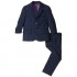 Isaac Mizrahi Little Boys' Slim 2 Piece Cut Wool Blend Suit