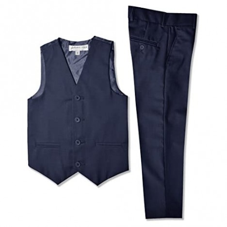 Johnnie Lene Boys' Formal Dresswear Vest Set