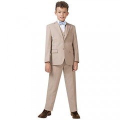 Pierre Cardin Boys’ Classic Formal Suit with Jacket Pants and Vest