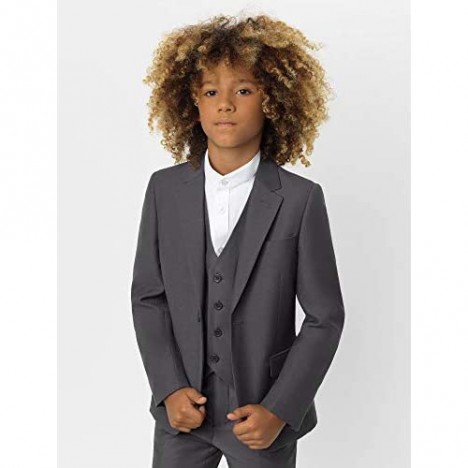 Roco Boys Modern Fit Suit 3 Piece Wedding Suit Jacket Vest & Pants Set X-Large - 20