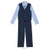 Van Heusen Boys' 4-piece Formal Suit Vest Set