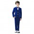 Yanlu 5 Piece Boys Suits Set Kids Formal Velvet Suit with Blazer Vest Pants Shirt and Bow Tie