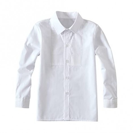 YuanLu 4 Piece Boys' Formal Suit Set with Vest Pants Dress Shirt and Tie