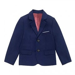Fersumm Boys' Formal Solid Color Blazer Jacket School Uniform Coat