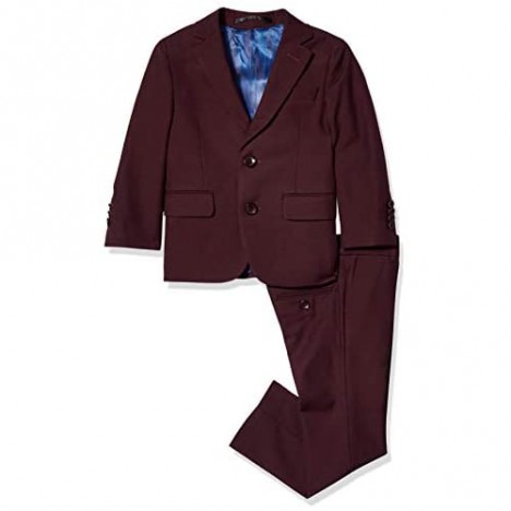 Isaac Mizrahi Boys' 2-Piece Slim Cut Wool Blend Suit