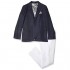 Isaac Mizrahi Boys' Linen Contrast Suit