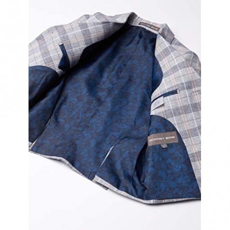 Isaac Mizrahi Boys' Linen Multi-Plaid Blazer