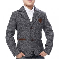 JiaYou Child Kid Boy Casual Slim Fit Outwear Coat Blazer Jacket