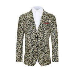 Piero Lusso Boys' Fashion Digital Print Sport Blazers Casual Jackets