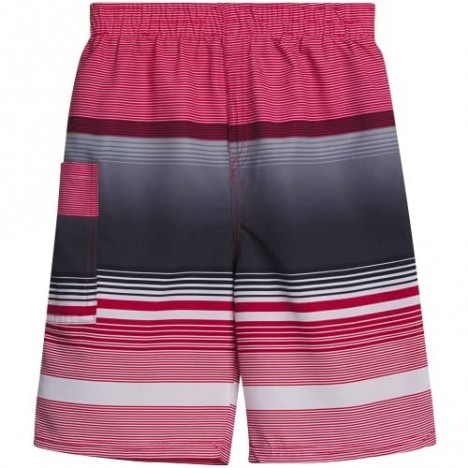 Coney Island Boys' Swim Trunks - 3 Pack Quick Dry Board Shorts Bathing Suit (Little Boy/Big Boy)