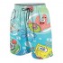 CRISBRELLA Anime Swim Trunks  Quick Dry Swim Trunks  Summer Casual Shorts  Beach Pants for Boys Girls Youth Small…