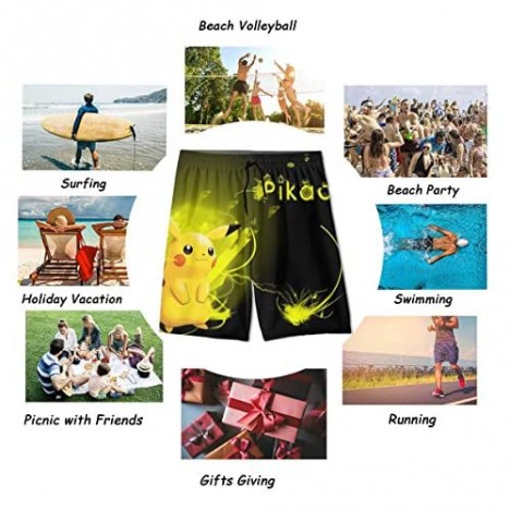 Youth Boys' Swim Trunk Cute Animal Surf Beach Shorts Quick Dry Board Shorts Casual Pants
