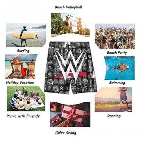 Boy's Swimtrunks Quick-Dry Swim Shorts Casual Beach Shorts Pants (Small Size)