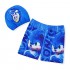 Toddler Boys Swimming Trunks with Cap Kids Beach Shorts Cartoon Bathing Suit