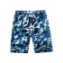 Wrrkayly Kids Little Baby Boys Stripe Star Print Swim Trunk Shorts Summer Casual Drawstring Beach Short Pants with Pockets