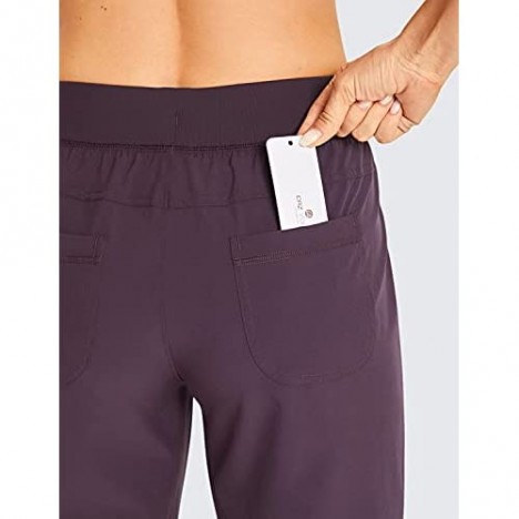 CRZ YOGA Women's Lightweight Joggers Pants with Pockets Drawstring Workout Running Pants with Elastic Waist