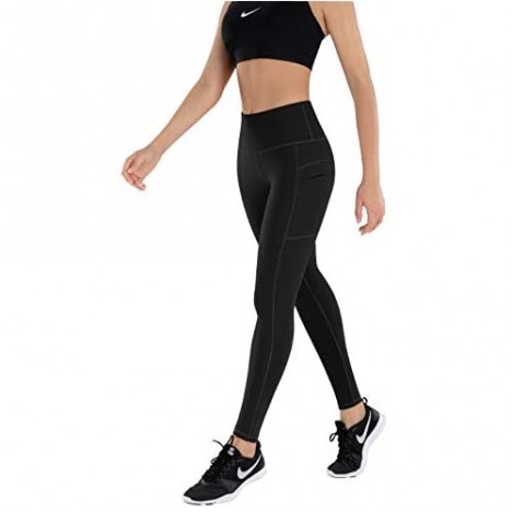 LifeSky Yoga Pants with Pockets for Women High Waisted Tummy Control Leggings 4 Way Stretch Workout Pants