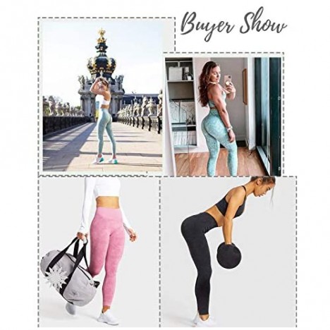 RUNNING GIRL Butt Lift Leggings for Women High Waisted Seamless Ruched Yoga Pants Comfy Gym Workout Tights