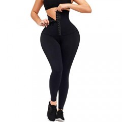 YOFIT Super High Waist Corset Leggings for Women with Adjustable Body Shaping Waist Cincher Corset Yoga Pants