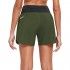 BALEAF Womens 5 Inches Knit Waistband Running Shorts with Liner Quick Dry Lounge Gym Walking Lined Shorts Back Zipper Pocket