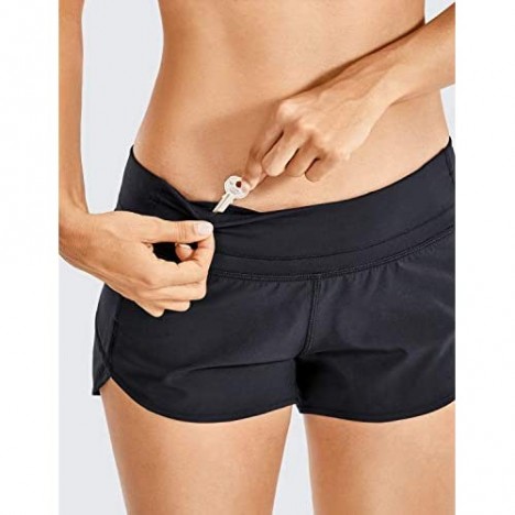 CRZ YOGA Women's Quick-Dry Workout Sports Active Running Shorts - 2.5 Inches
