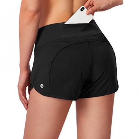G Gradual Women's Running Shorts with Mesh Liner 3 Workout Athletic Shorts for Women with Phone Pockets