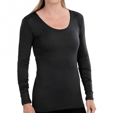 32 DEGREES Heat Women's Long Sleeve Base Layer Scoop Neck Shirt