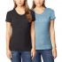 32 DEGREES Women 2 Pack Cool Scoop Neck Wicking Tee Shirt