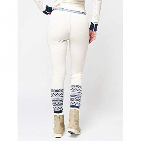 Kari Traa Women's Lokke Base Layer Bottoms - Wool Thermal Pants