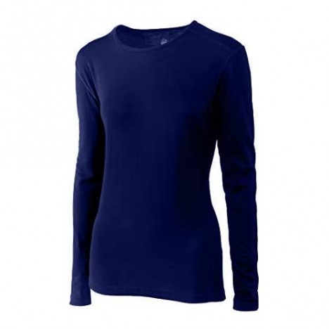 Roman Trail Outfitters Merino Wool Women's Long Sleeve Top |Crew Neck Shirt | Lightweight | Moisture Wicking | Base Layer