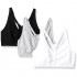 Fruit of the Loom Women's Adjustable Shirred Front Racerback Sports Bra  3-Pack