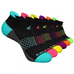 Eallco Womens Ankle Socks 6 Pairs Running Athletic Cushioned Socks