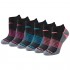 Saucony womens Selective Cushion Performance No Show Athletic Sport Socks (6 & 12 Pairs)