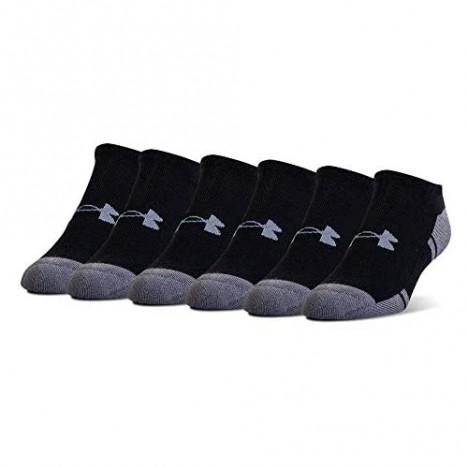 Under Armour Adult Resistor 3.0 No Show Socks (6-Pairs)