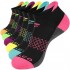 Women's Ankle Socks 6-Pack Athletic Cushioned Running Socks with Heel Tab